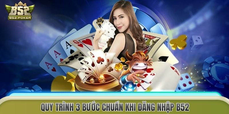 Quy trình 3 bước chuẩn khi đăng nhập B52